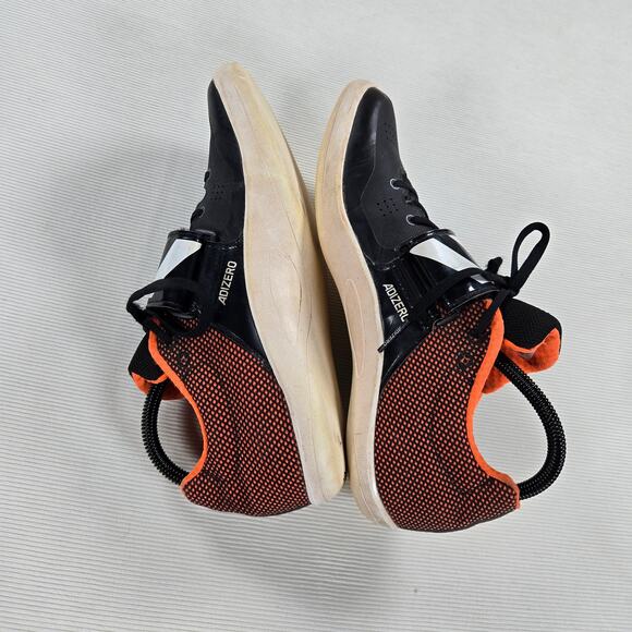 Adidas Adizero Throwing Discus Shot Put Orange Black Track Shoes Men\'s Size 8.5